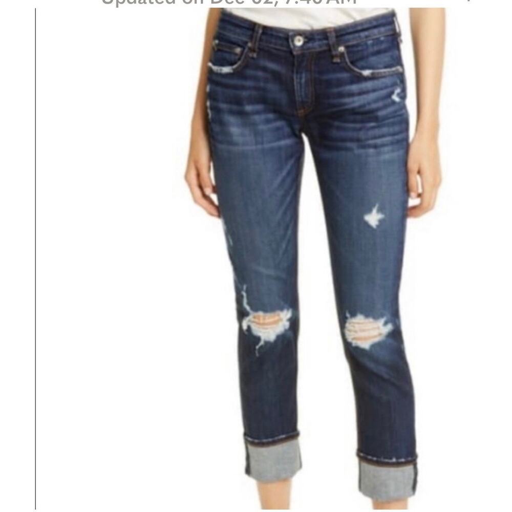 Rag And Bone‎ Jeans Size 30 Dre Low Rise Slim Boyfriend